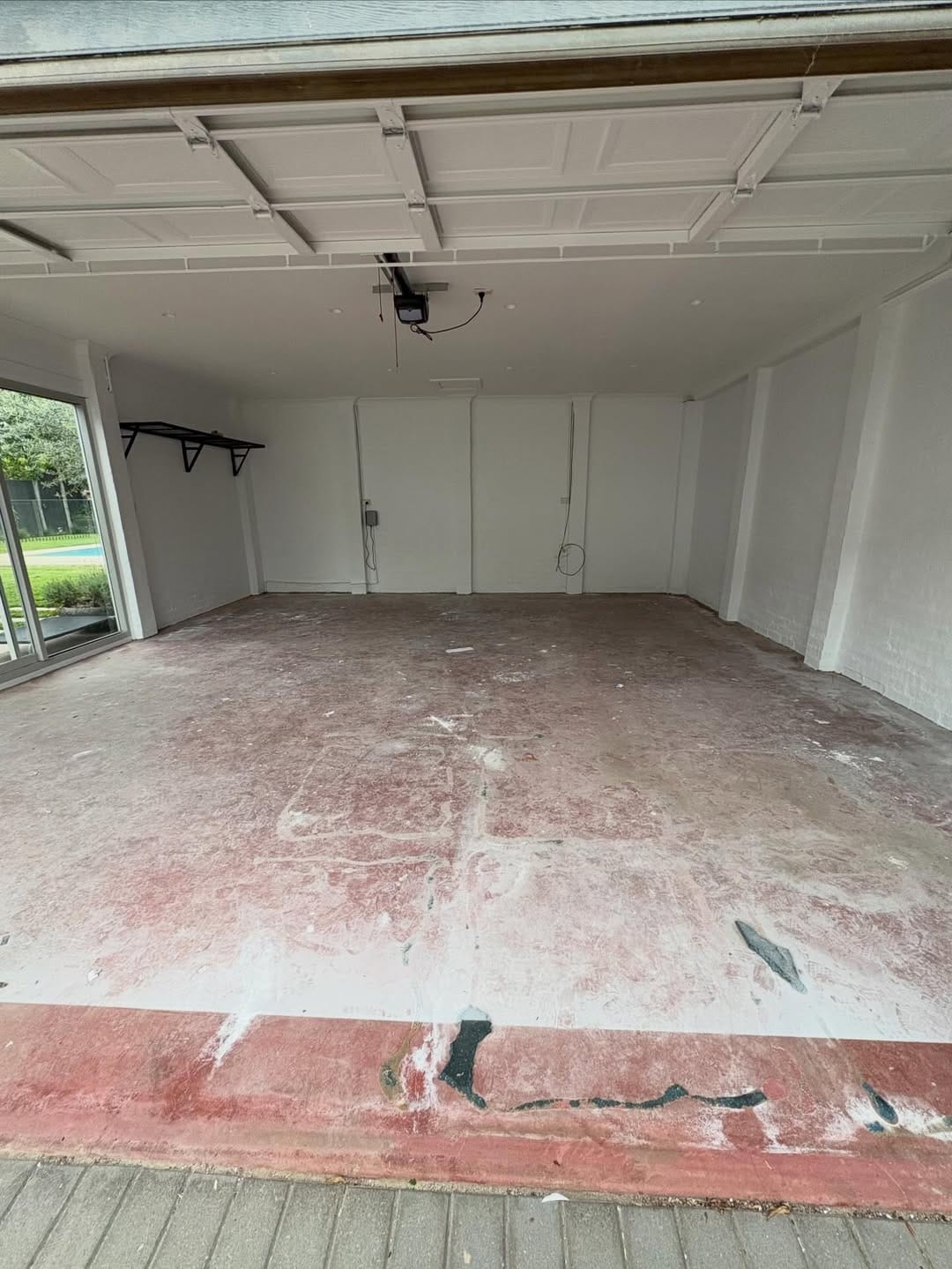 Epoxy flooring before project 21