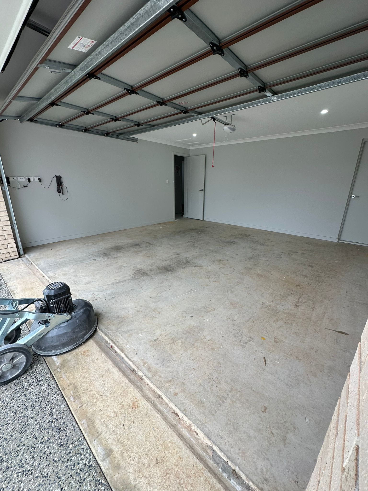 Epoxy flooring before project 22