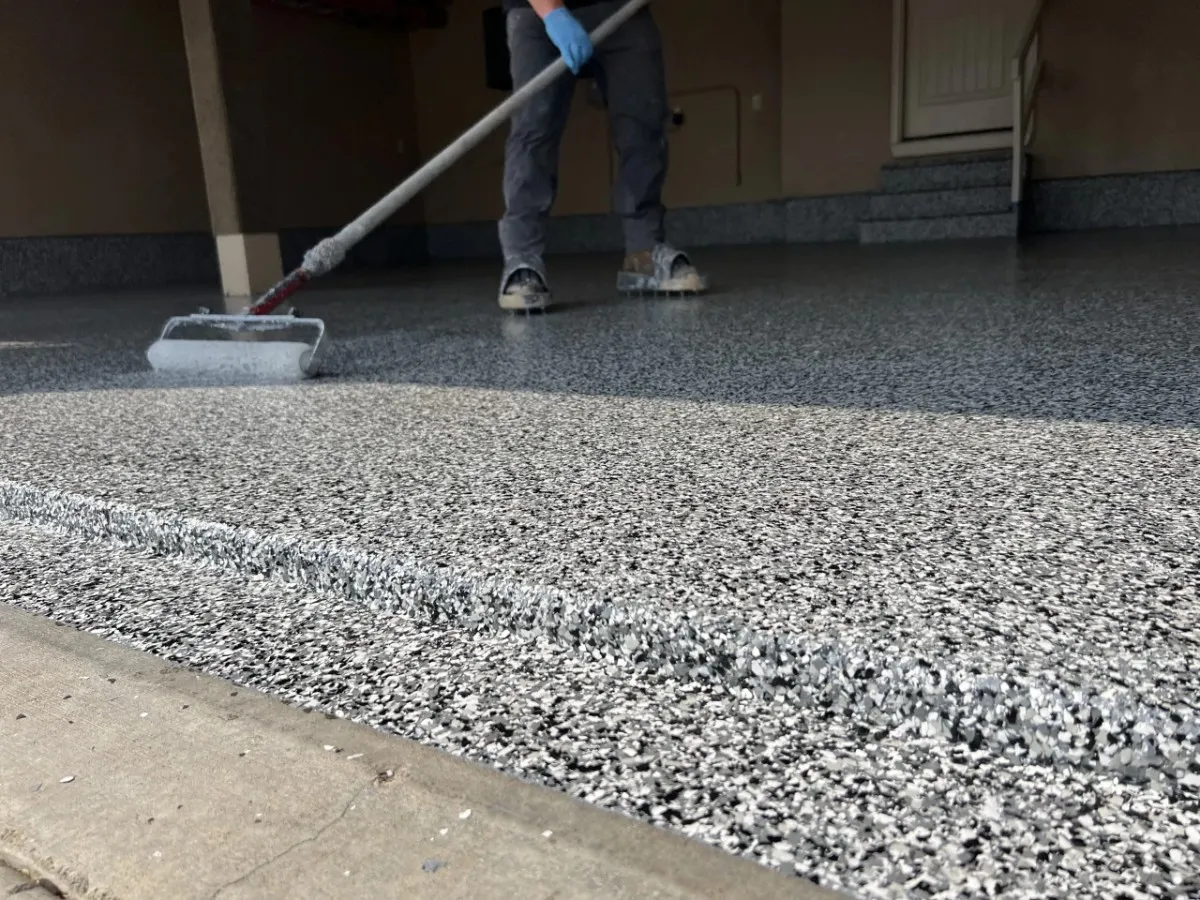 Epoxy flooring project photo 15