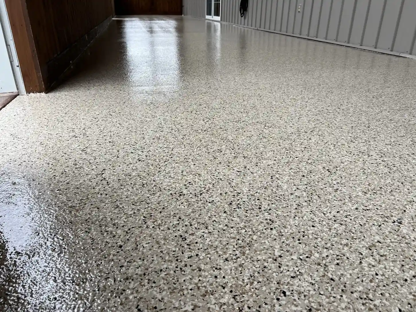 Garage epoxy finish project